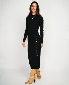 Robe en Cachemire mélangé Clara noire