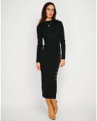 Robe en Cachemire mélangé Clara noire