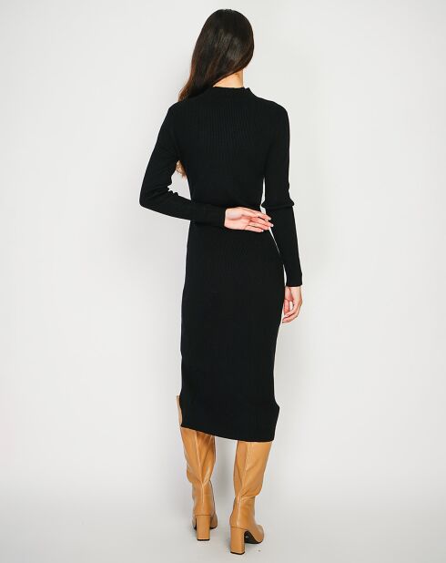 Robe en Cachemire mélangé Clara noire