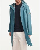 Parka longue à capuche hydro