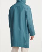 Parka longue à capuche hydro