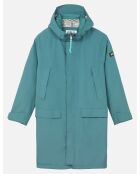 Parka longue à capuche hydro