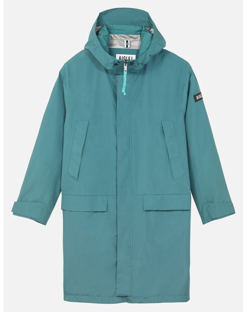 Parka longue à capuche hydro