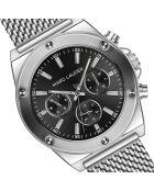 Montre Homme Mykonos Quartz en Acier argentée