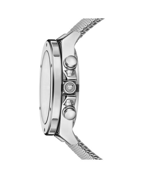 Montre Homme Mykonos Quartz en Acier argentée