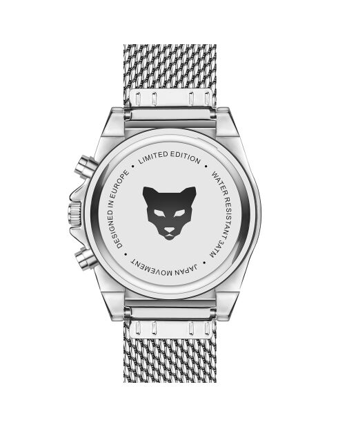 Montre Homme Mykonos Quartz en Acier argentée