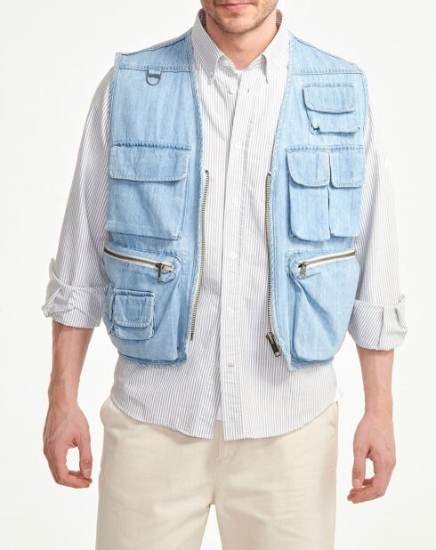 Veste Ais23Mout008 denim light bleach