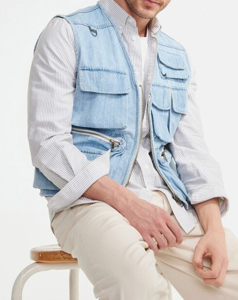 Veste Ais23Mout008 denim light bleach