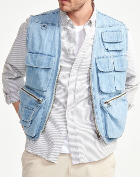 Veste Ais23Mout008 denim light bleach