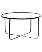 Table basse Harper noire - D.80xH.43 cm