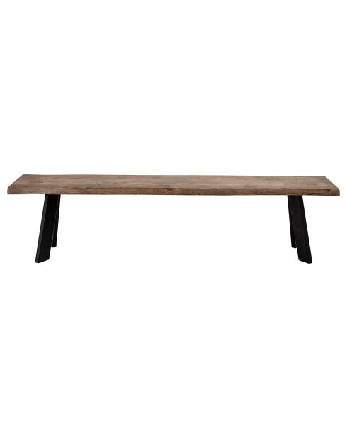Banc Raw marron - L.190xH.47xW.37 cm