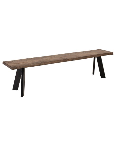Banc Raw marron - L.190xH.47xW.37 cm
