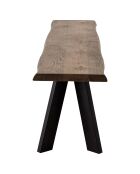 Banc Raw marron - L.190xH.47xW.37 cm