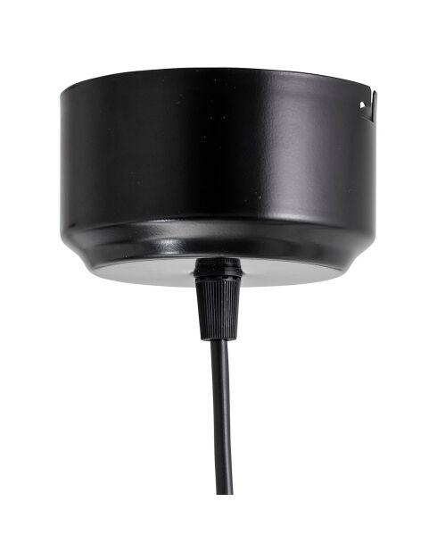 Lampe à suspension en Bambou Rodi noire - D.42xH.30 cm