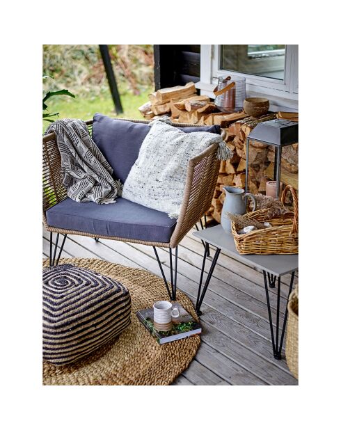 Tapis Malic naturel - D.150 cm
