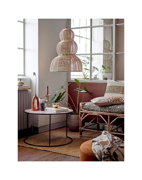 Banc Pammi naturel - L.75xH.57xW.150 cm