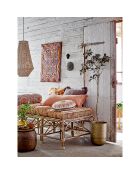 Banc Pammi naturel - L.75xH.57xW.150 cm
