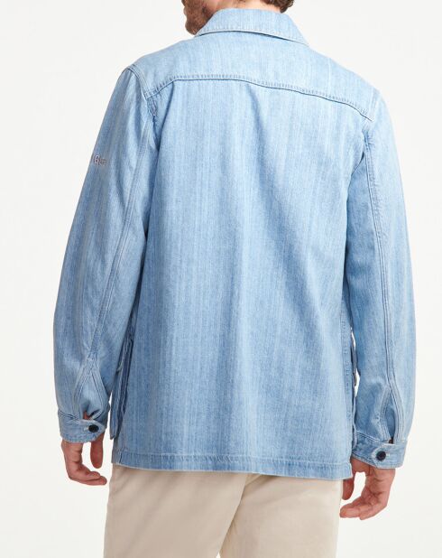 Surchemise en denim light bleach