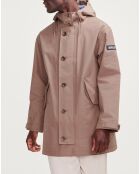 Parka à capuche cappuccino