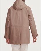 Parka à capuche cappuccino