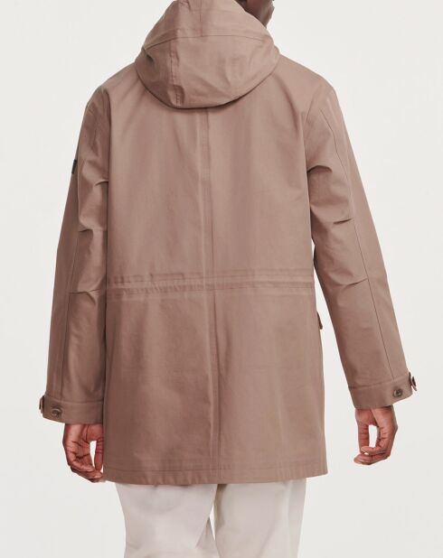 Parka à capuche cappuccino
