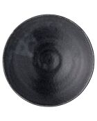 4 piatti fondi in porcellana Yoko neri - D.16xH.3 cm