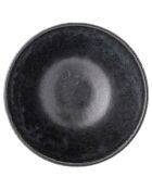 4 Bols en Porcelaine Yoko noirs - D.13.5xH.6.5 cm