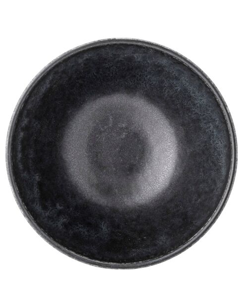 4 Bols en Porcelaine Yoko noirs - D.13.5xH.6.5 cm