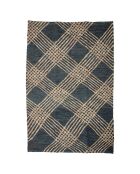 Tapis en Jute Cat noir - L.245xW.150 cm