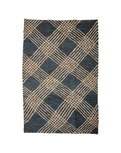 Tapis en Jute Cat noir - L.245xW.150 cm