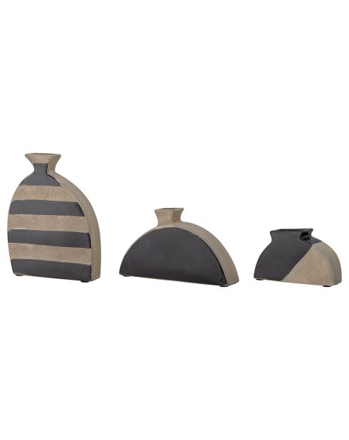 3 Vases Nezha noirs