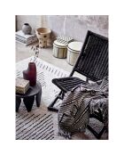 Chaise de salon en Rotin Baz noir - L.66xH.74xW.68 cm