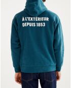 Sweat à capuche A l'Extérieur depuis 1853 storm blue