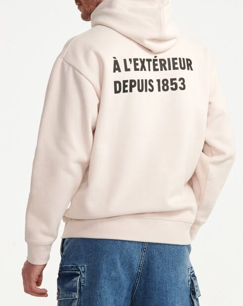 Sweat à capuche A l'Extérieur depuis 1853 sable