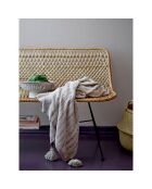 Banc en Rotin Hallie naturel - L.120xH.80xW.61 cm