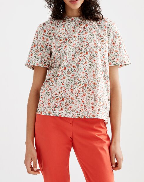 Blouse imprimée lait