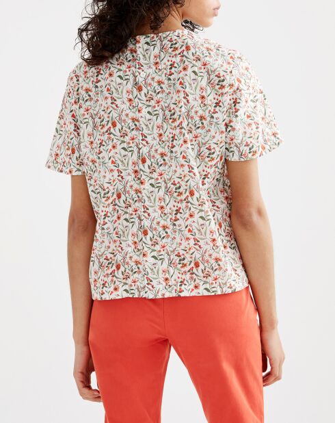 Blouse imprimée lait