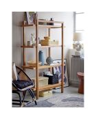 Chaise de salon en Rotin Loue noire - L.65xH.80xW.71 cm