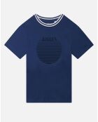 T-Shirt motif ton sur ton neptune