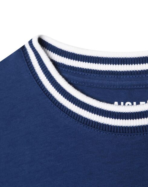 T-Shirt motif ton sur ton neptune