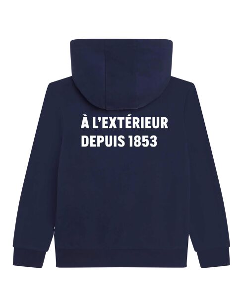 Sweat à capuche zippé neptune