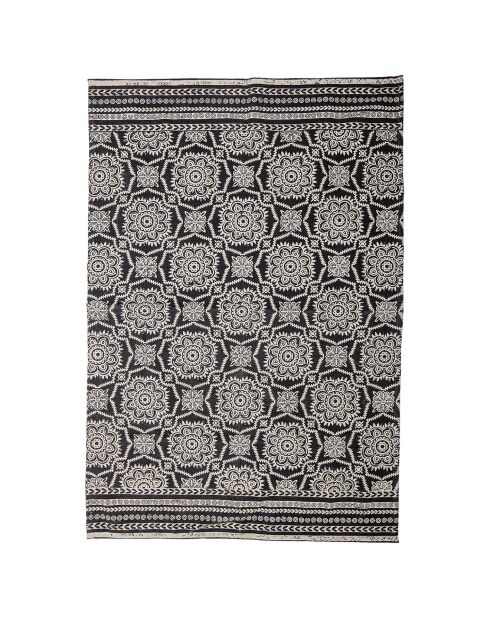 Tapis Aco noir - L.180xW.120 cm