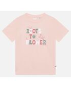 T-Shirt à motif rose givrée
