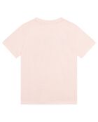 T-Shirt à motif rose givrée