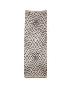 Tapis en Laine Kaya gris - L.250xW.80 cm