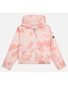 Veste imprimée taches rose givrée