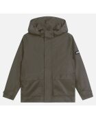 Parka mi-longue jungle