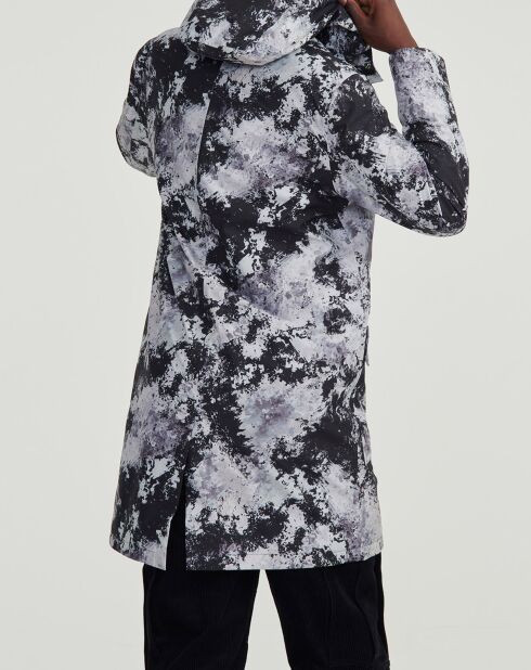 Parka à capuche imprimée griffin