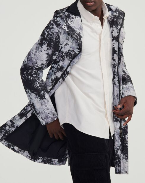 Parka à capuche imprimée griffin