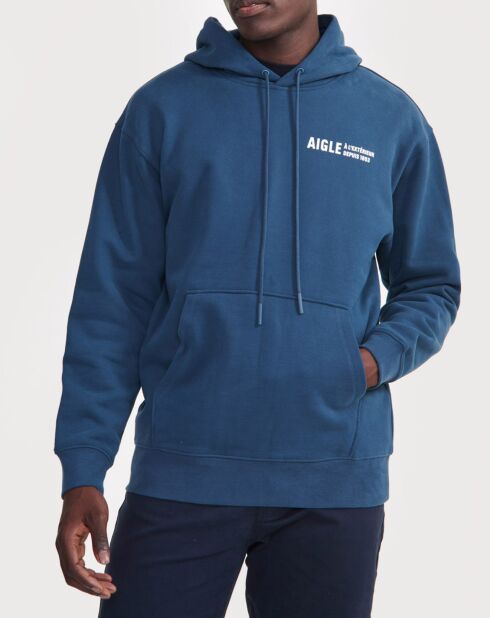 Sweat à capuche A l'Extérieur depuis 1853 light navy